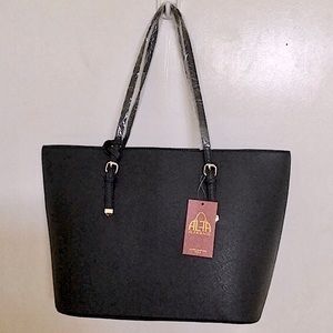 NWT Alfa Saffiano Tote Bag